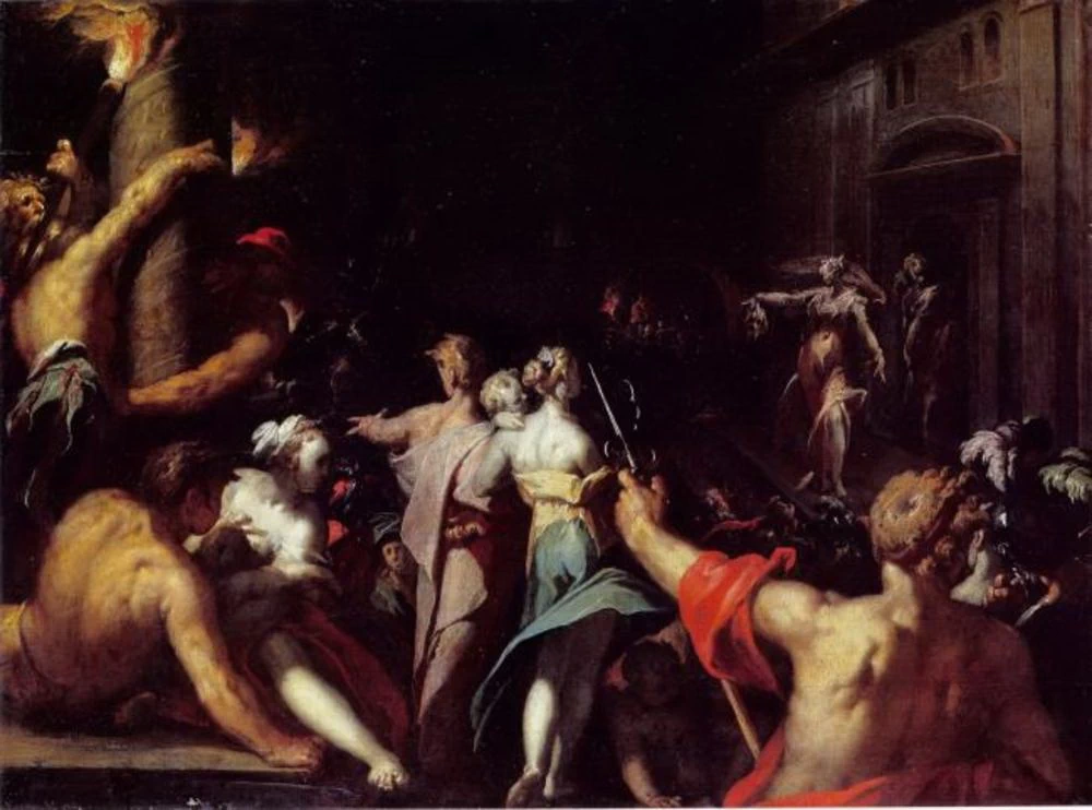 Giuditta mostra al popolo la testa di Oloferne (Giuditta 19) - Städel Museum